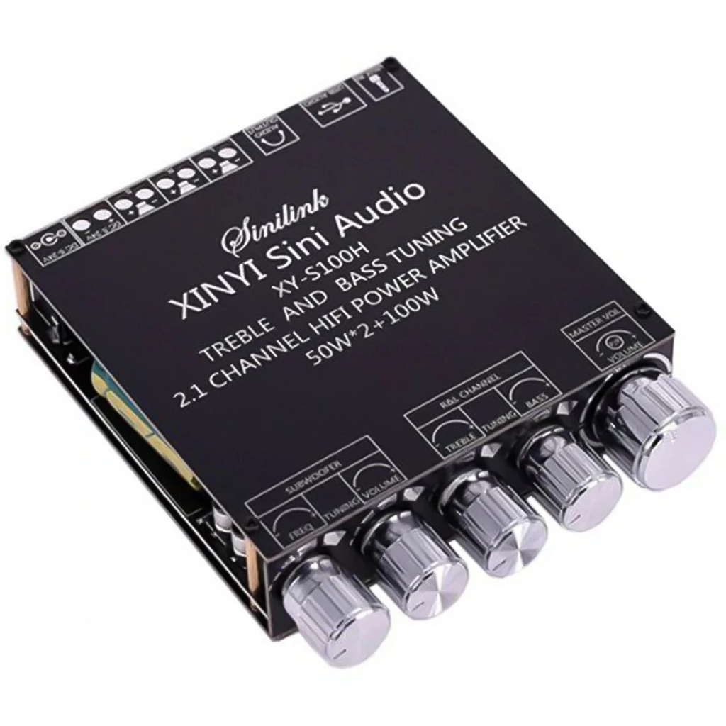 ماژول آمپلی فایر بلوتوثی XY-S100H ظرفیت ۲x۵۰ وات و ساب ۱۰۰ وات