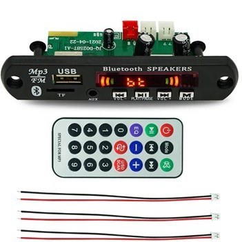ماژول صوتی بلوتوث دار با آمپلی فایر ۲X۲۵ وات