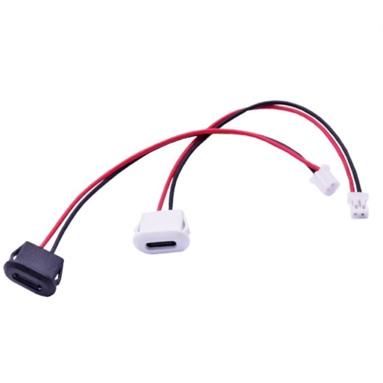 کانکتور Type-C مادگی دوسیم بیضی ضد آب