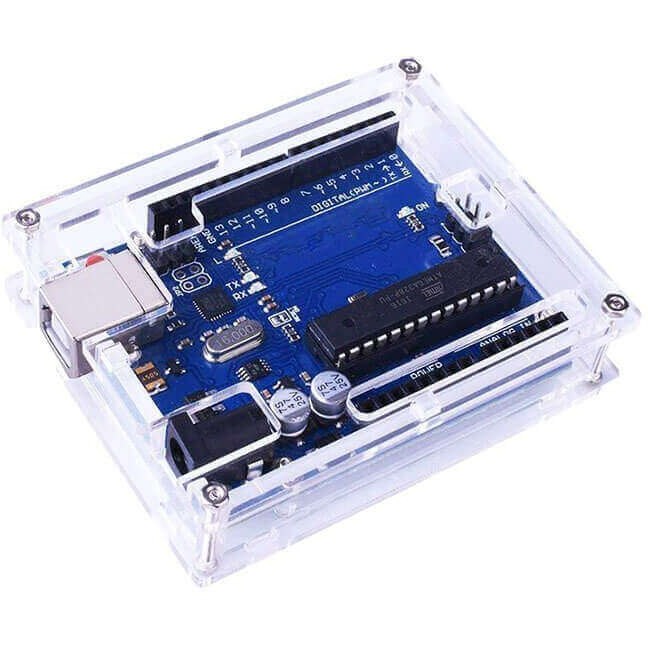 کیس آردوینو UNO R3 پلاستیکی شفاف