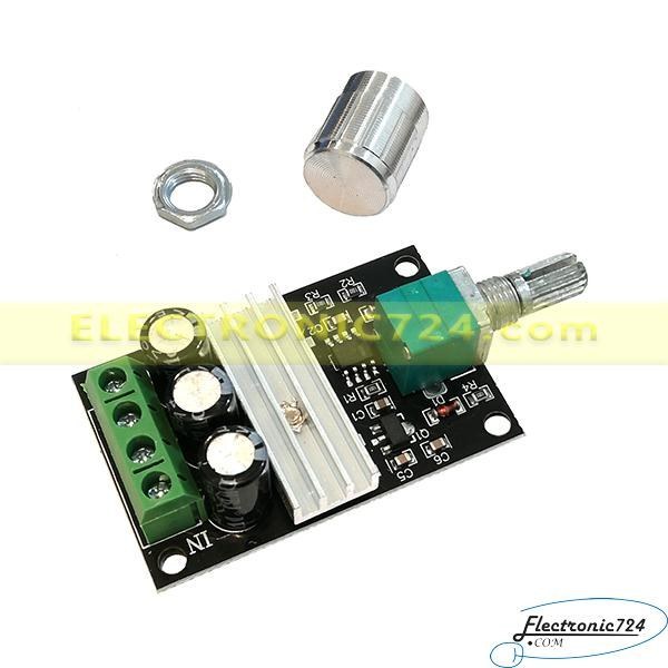 ماژول کنترل دور موتور PWM مدل 1203B ظرفیت ۳ آمپر