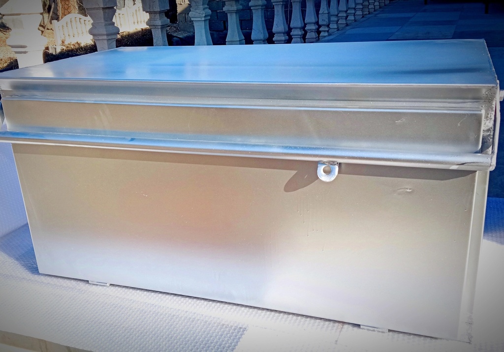 جعبه ماشین سنگین ورق ۱.۵ فولاد مبارکه سایز ۱۰۰ سانتی