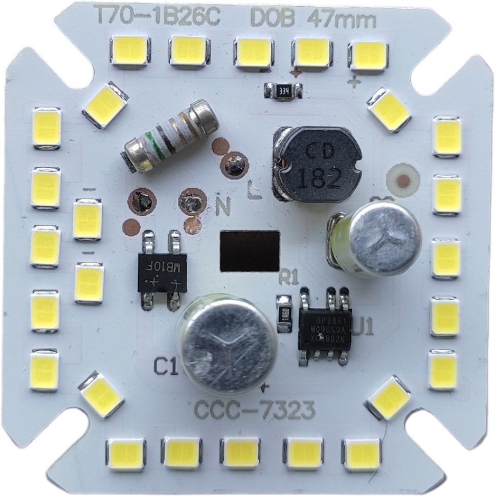 چیپ ال ای دی ۲۶ وات DOB خازن دار