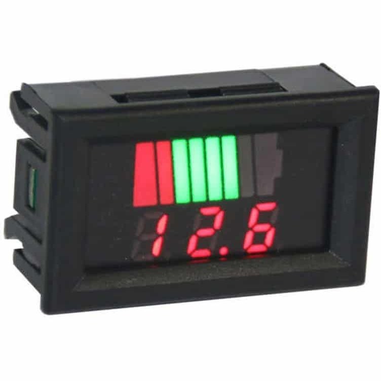 ماژول نمایشگر ولتاژ، تستر باتری و دینام خودرو های سبک و سنگین با پتانسیومتر تنظیم ولتاژ