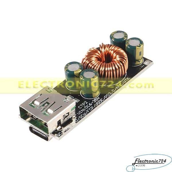 ماژول فست شارژ QC4.0 با خروجی USB Type-C