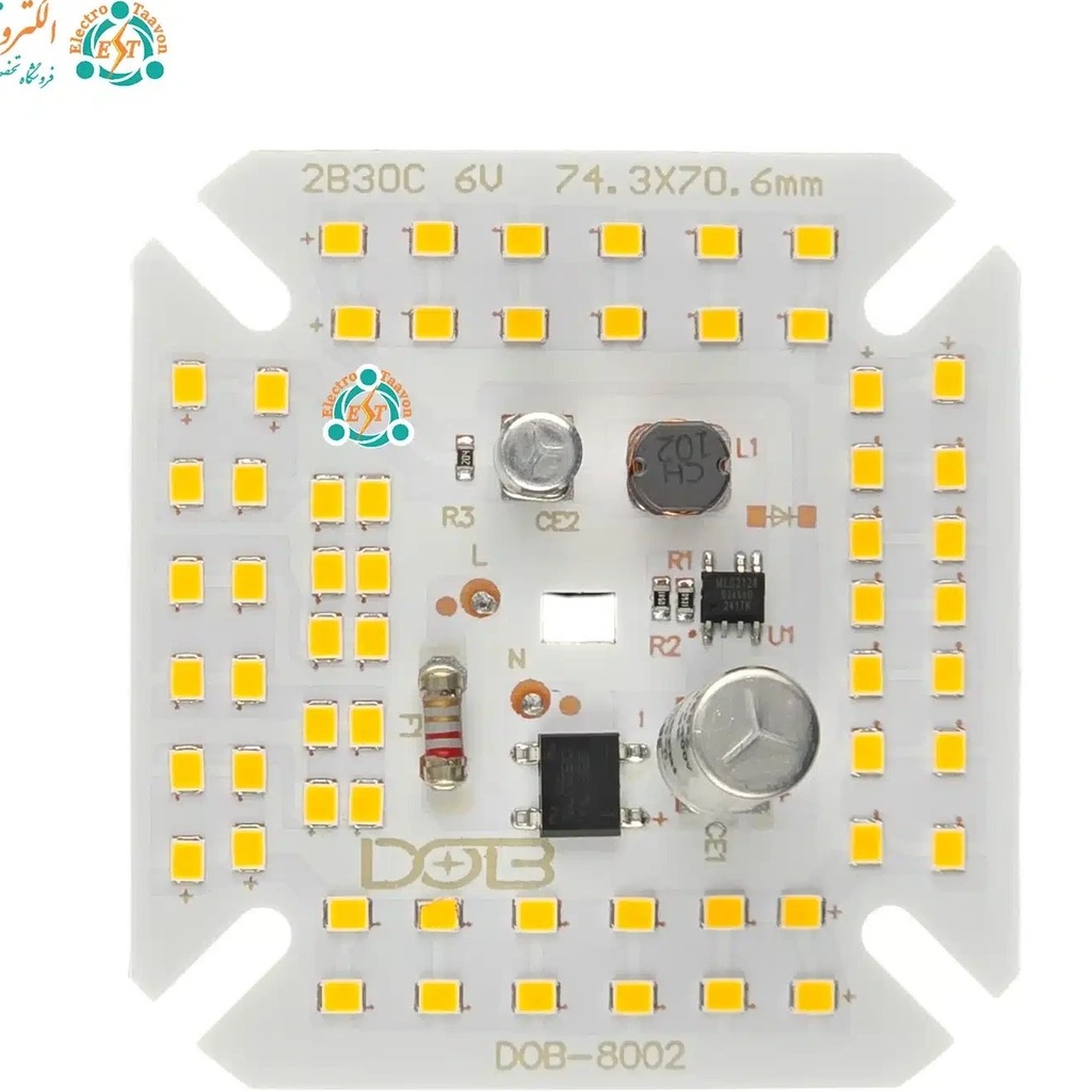 چیپ لامپ ال ای دی ۶۰ وات خازن دار مدل MRB-2B30C
