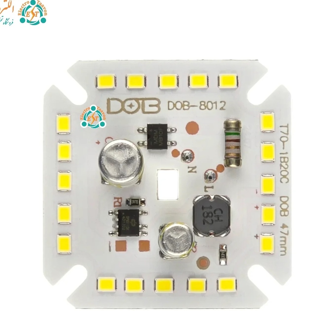 چیپ ال ای دی ۲۰ وات مدل DOB-8012 با فناوری پیشرفته