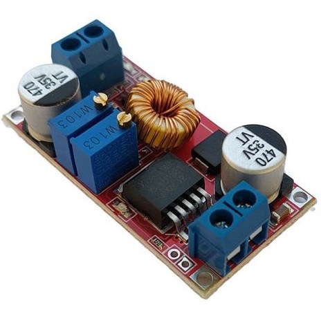 ماژول مبدل DC-DC کاهنده XL4015 ظرفیت ۵ آمپر با کنترل جریان
