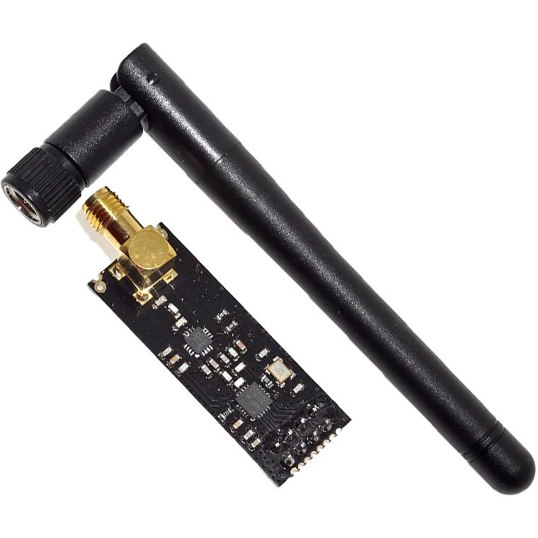 ماژول فرستنده و گیرنده رادیویی NRF24L01+PA+LNA با آنتن