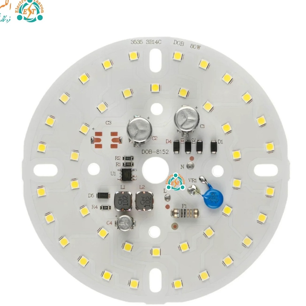 چیپ ال ای دی ۸۰ وات ۲۲۰ ولت مهتابی دایره