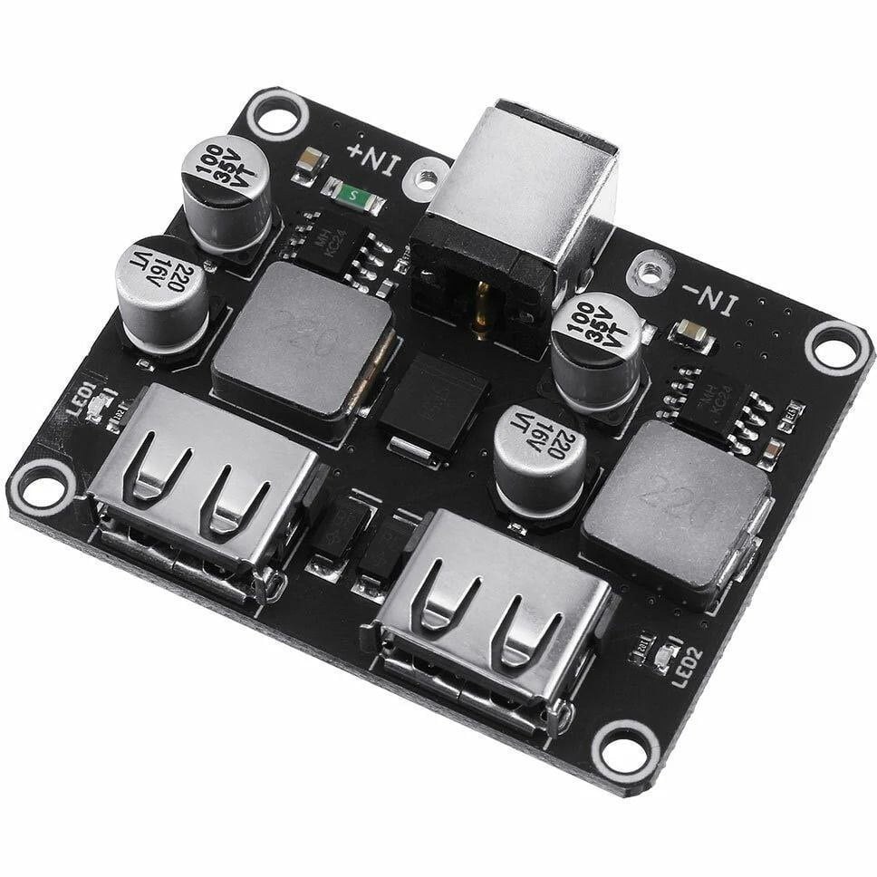 ماژول شارژر فست QC3 دو پورت مدل AJ-27-2L