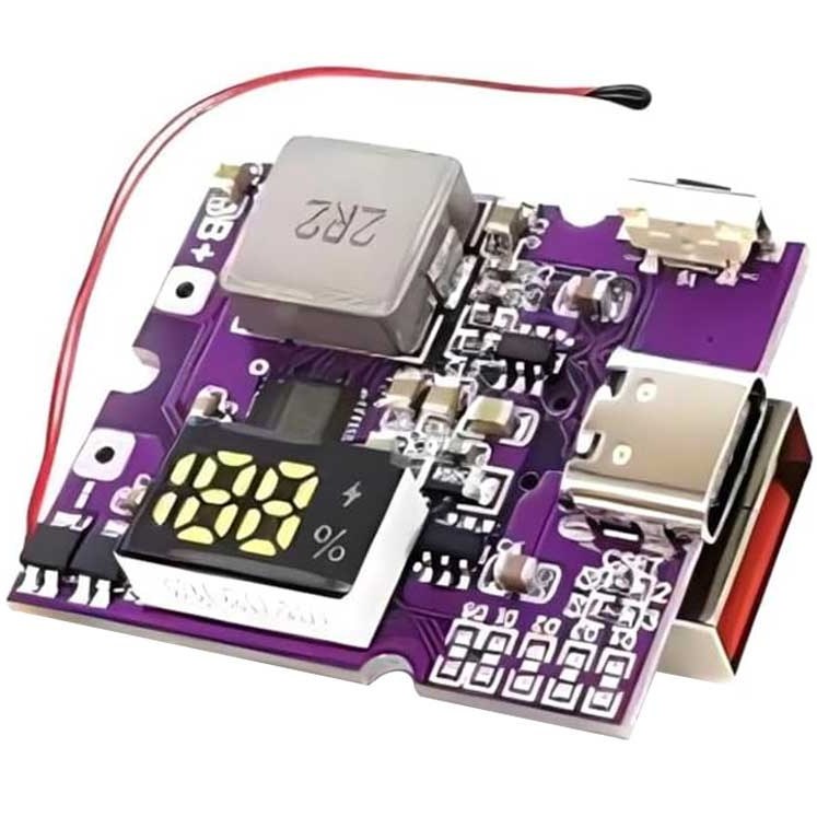 ماژول پاوربانک فست شارژ ۲۲.۵ وات با نمایشگر و Type-C