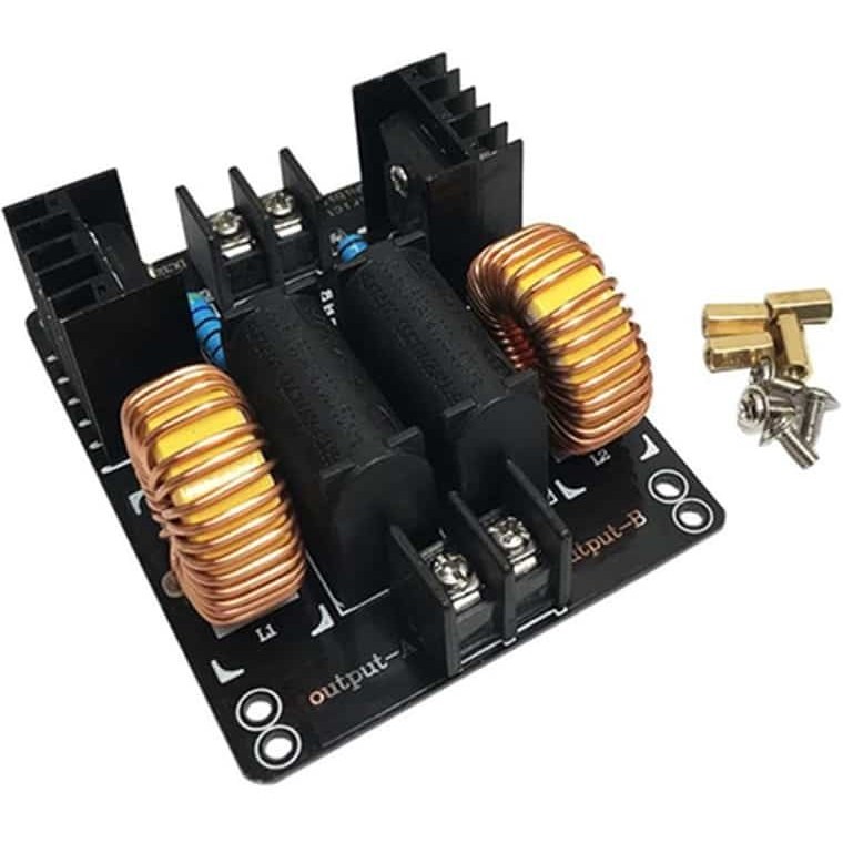 ماژول کوره القایی ZVS توان ۱ کیلو وات با محدوده ولتاژ ۱۲ تا ۳۰ ولت