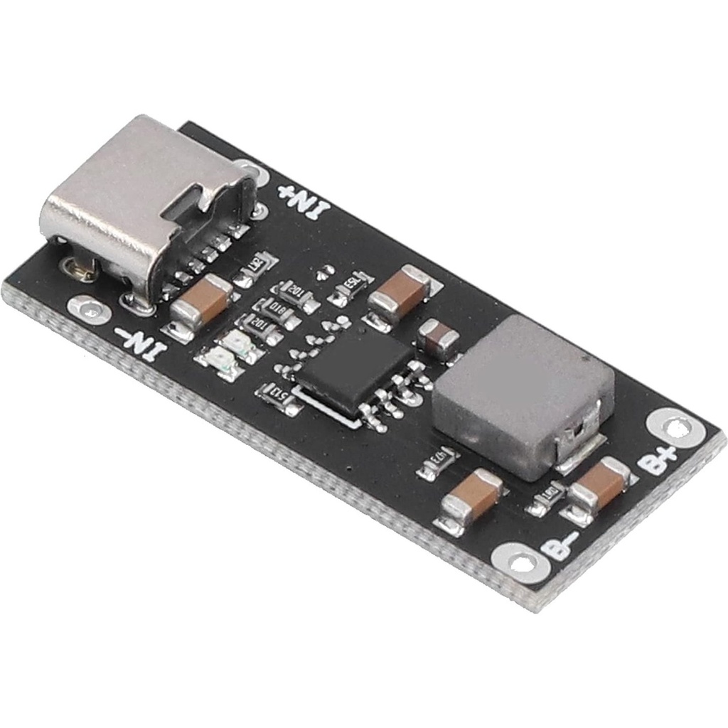 ماژول فست شارژر باتری لیتیومی ۳ آمپر با ورودی Type-C و چیپ IP2312