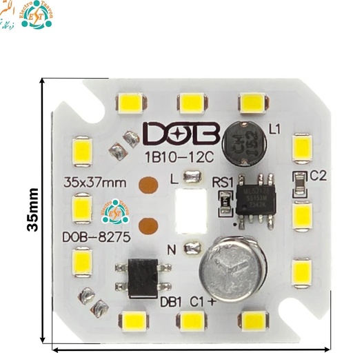 چیپ ال ای دی ۱۲ وات DOB خازن دار