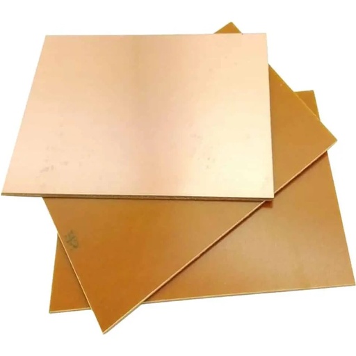 فیبر مدار چاپی استخوانی سایز ۱۰×۱۰ سانتی متر