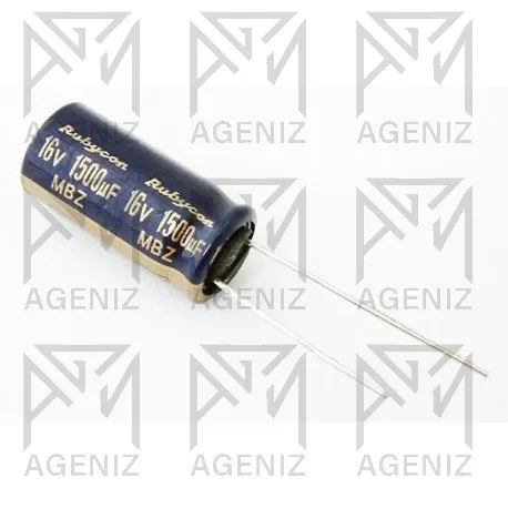 خازن الکترولیتی ۱۵۰۰ میکرو فاراد ۱۶ ولت