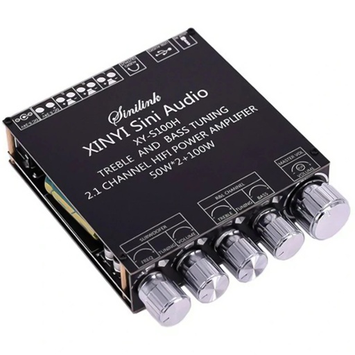 ماژول آمپلی فایر بلوتوثی XY-S100H ظرفیت ۲x۵۰ وات و ساب ۱۰۰ وات