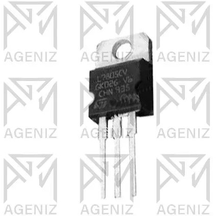 رگولاتور 7805 پکیج TO-220 خروجی ۵ ولت