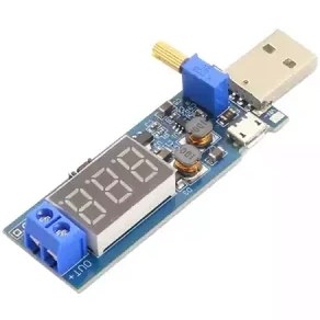 ماژول مبدل DC-DC کاهنده و افزاینده مدل HW-132 با ورودی USB و میکروUSB