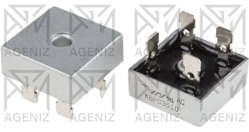 پل دیود KBPC3510 ۳۵ آمپر ۱۰۰۰ ولت