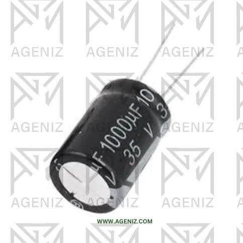 خازن الکترولیت ۱۰۰۰ میکروفاراد ۳۵ ولت