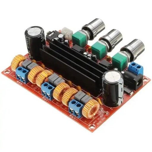 ماژول آمپلی فایر XH-M139 ظرفیت ۲x۵۰ وات + ۱۰۰ وات با چیپ TPA3116D2