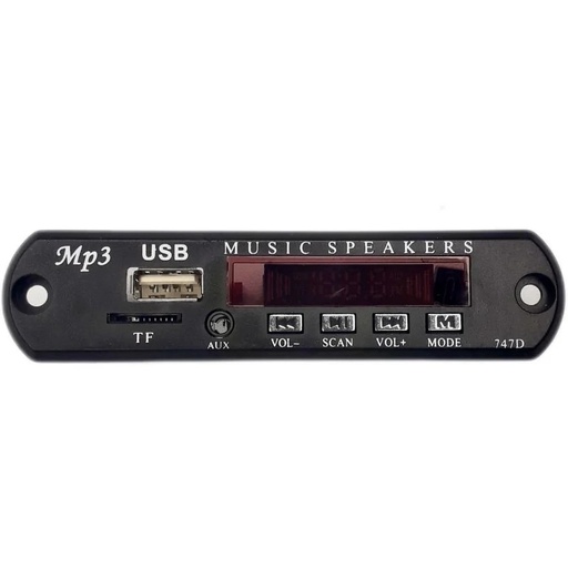 ماژول MP3 Player پنلی با ریموت کنترل و پورت USB