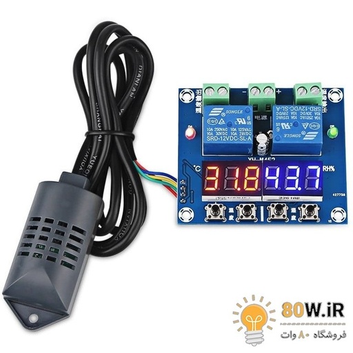 ماژول کنترل دما و رطوبت دیجیتال XH-M452 ۱۲ ولت