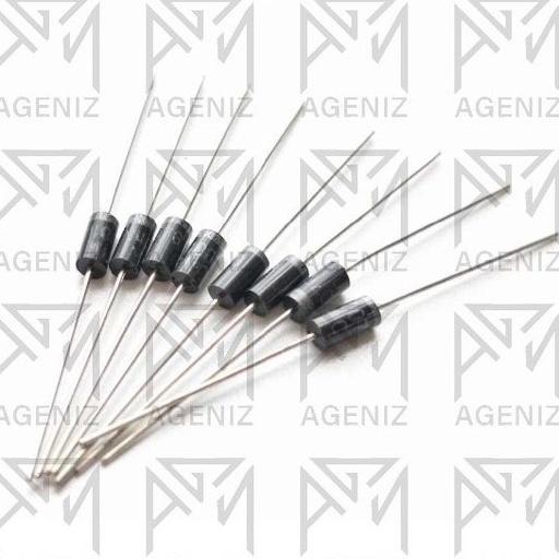 دیود 1N4007 یکسوساز ۱۰۰۰ ولت ۱ آمپر بسته ۱۰ عددی